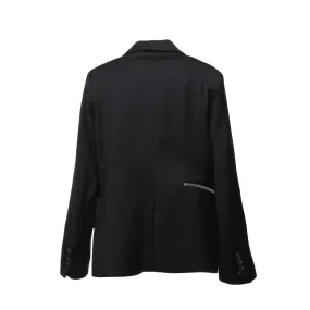 Blazer Nero Bambino E Teenager