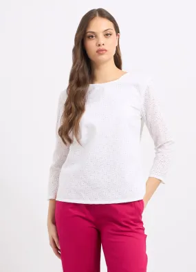 Blusa con ricamo donna