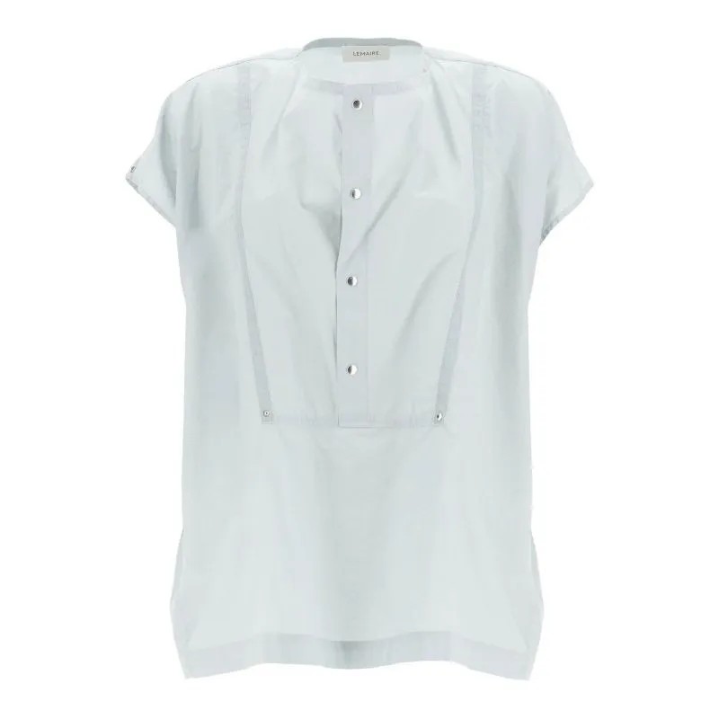 Blusa con scollo sciallato