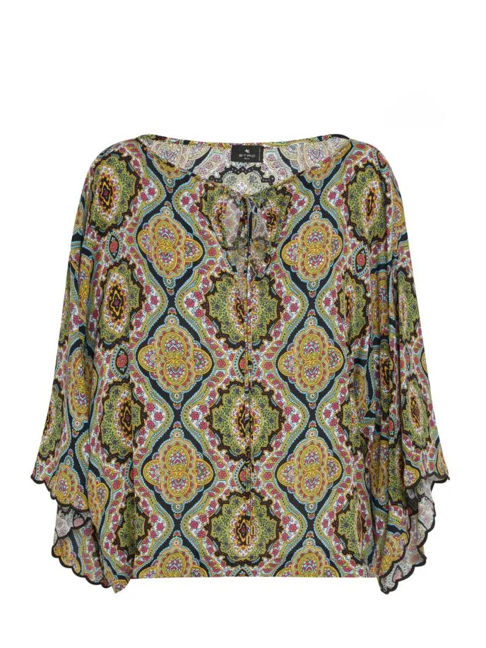 Blusa con stampa