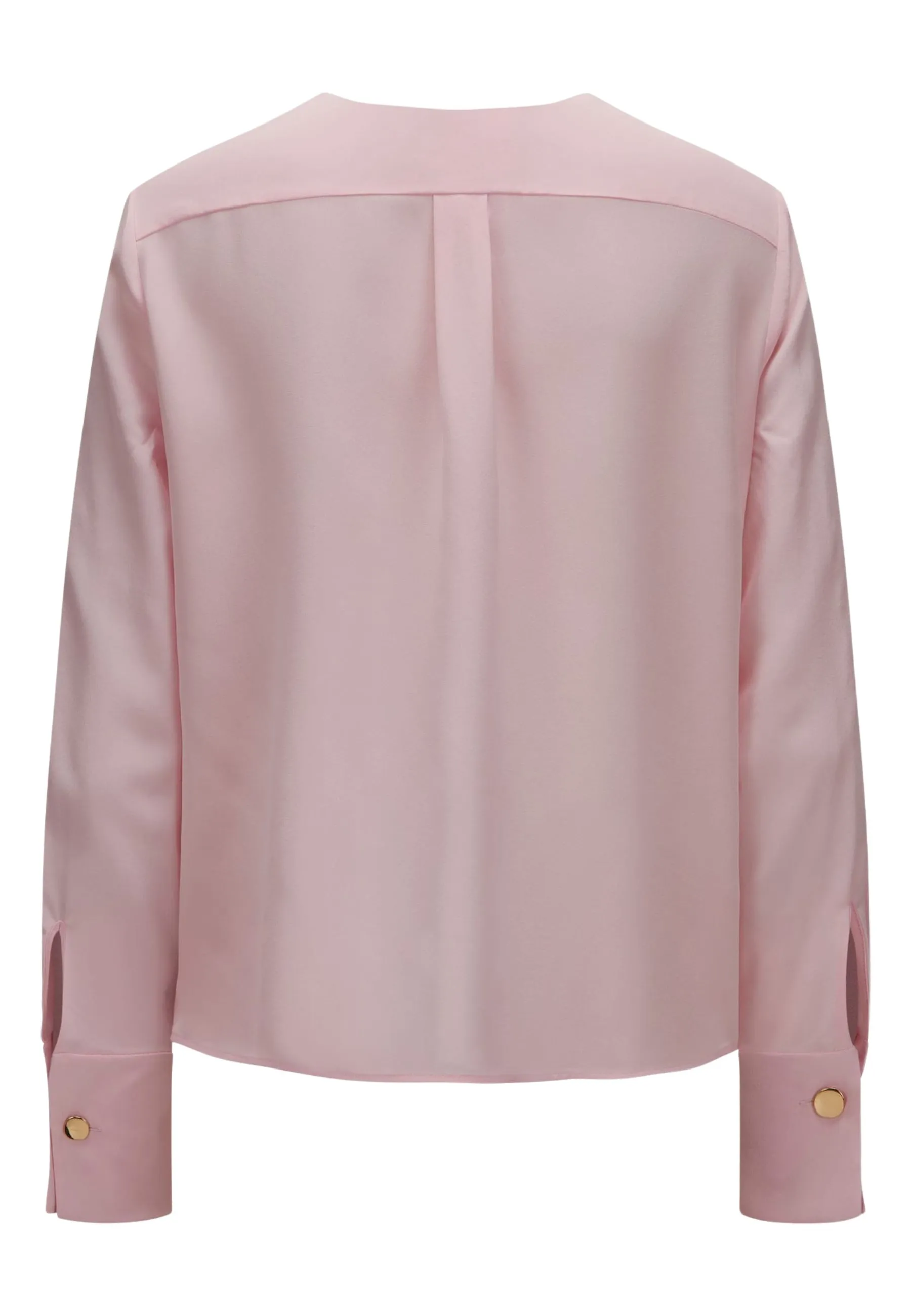 Blusa incrociata in crêpe