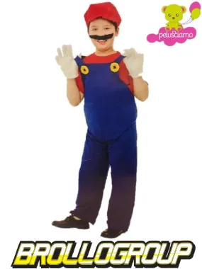 Costume Carnevale bambino stile SM bros videogiochi *17660