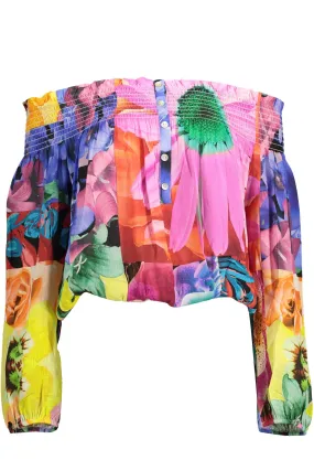 Desigual blusa stampa floreale   