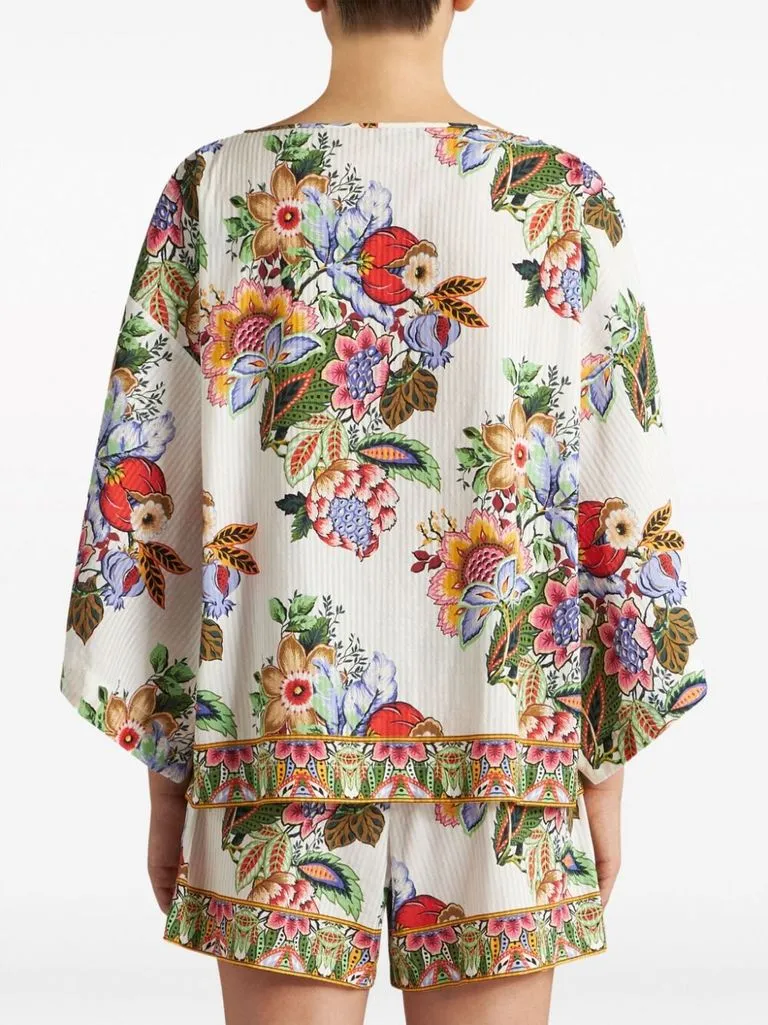 etro Blusa bouquet