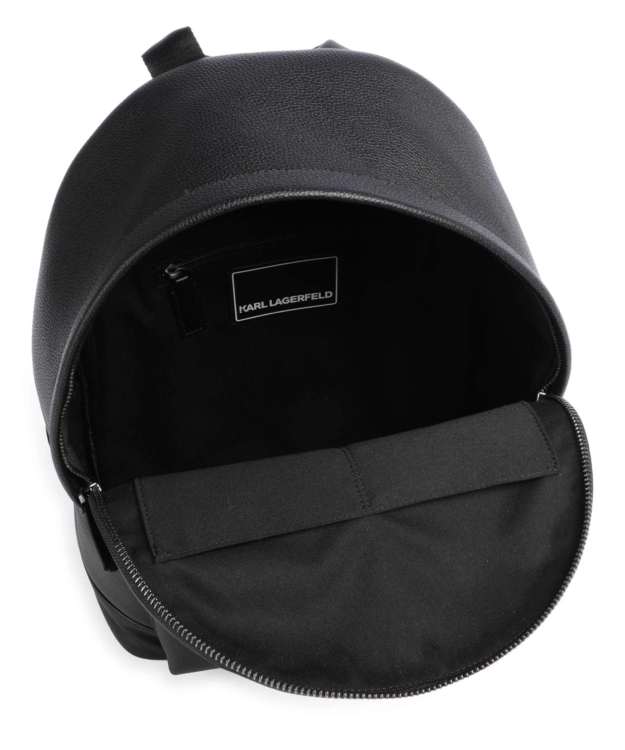  Karl Lagerfeld K/Essential Zaino 13″ pelle di vacchetta grana, pelle sintetica nero  