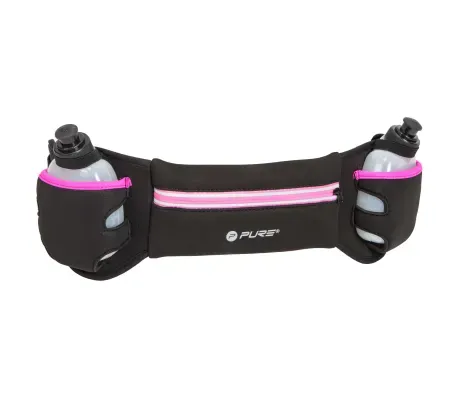 Pure 2Improve marsupio con borracce per la corsa Belt P2I201670 255560 nero fucsia