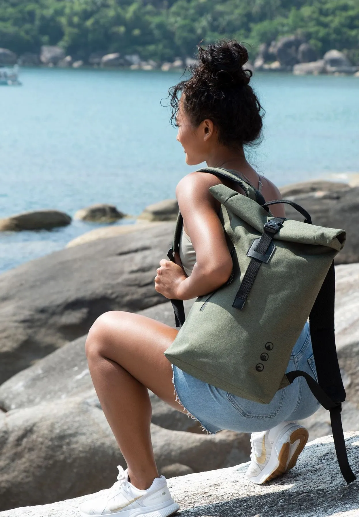 ROLLTOP DAYPACK FLAT ALANI - Zaino