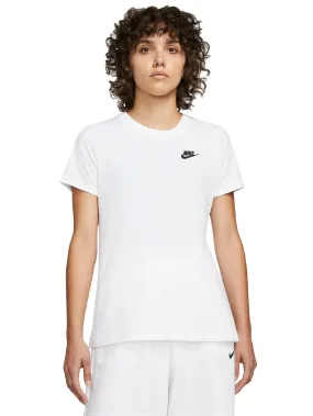 T-shirt NIKE Donna W NSW TEE CLUB Bianco