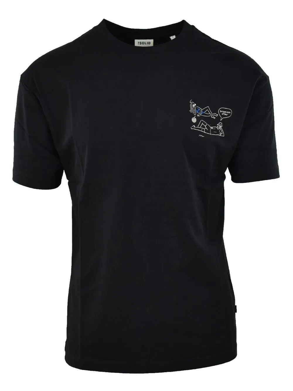 T-shirt !SOLID Uomo 21108245 Nero